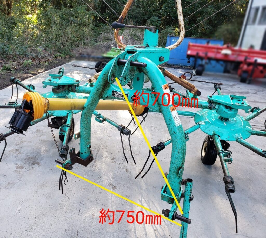 ロータリテッダ 現状 タカキタ ロータリーテッダ RT3110 2連 牧草 