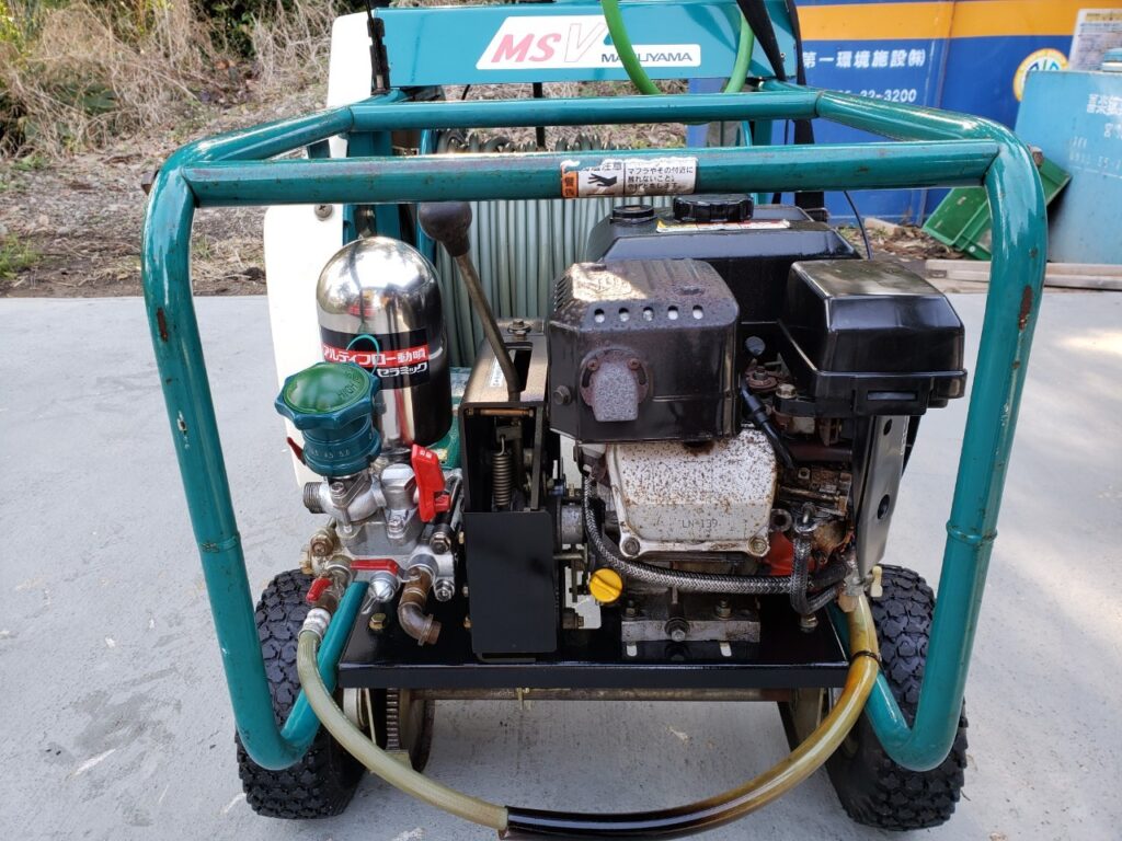0260 丸山 リモコン付 自走セット動噴 MS413-A