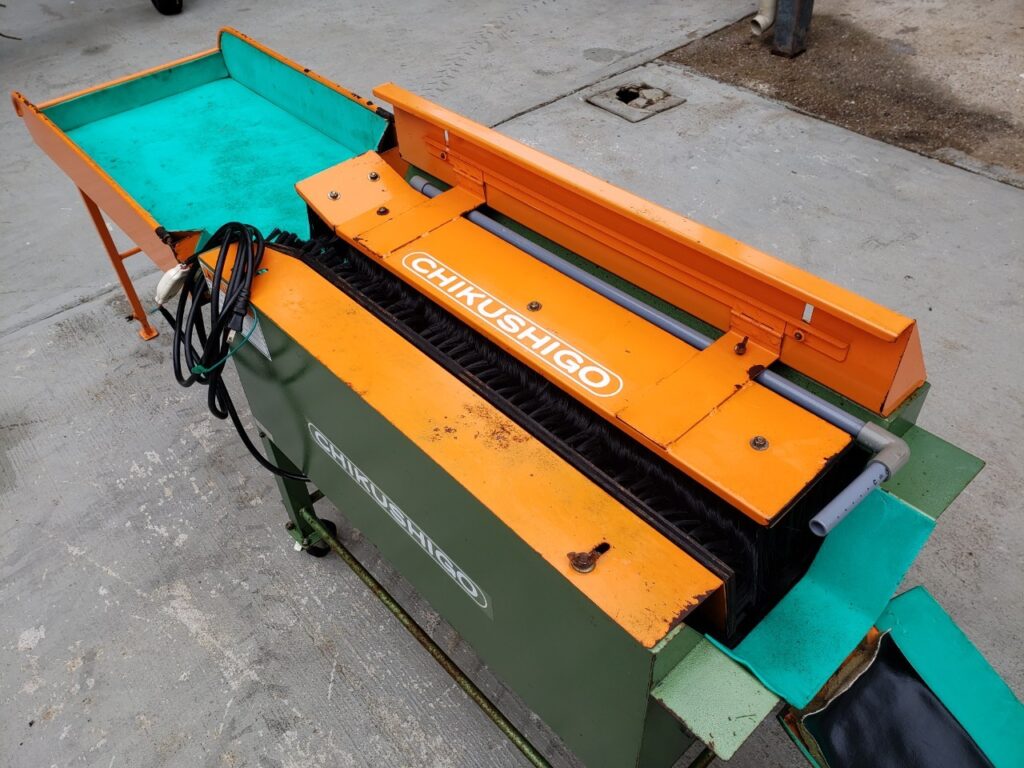 注文 【再値下げ】果実・根菜類洗浄機 ちくし号磨き機 野菜磨き機 