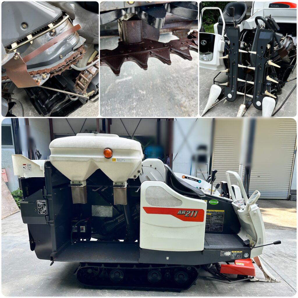 クボタ コンバイン AR211 - 株式会社三郷トレーディング(販売サイト)