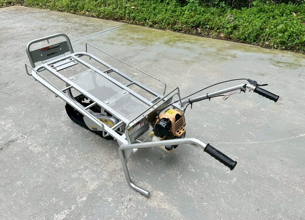 運搬車 クローラー くろ助 ロビン 一輪クローラー運搬車 『くろ助』の 