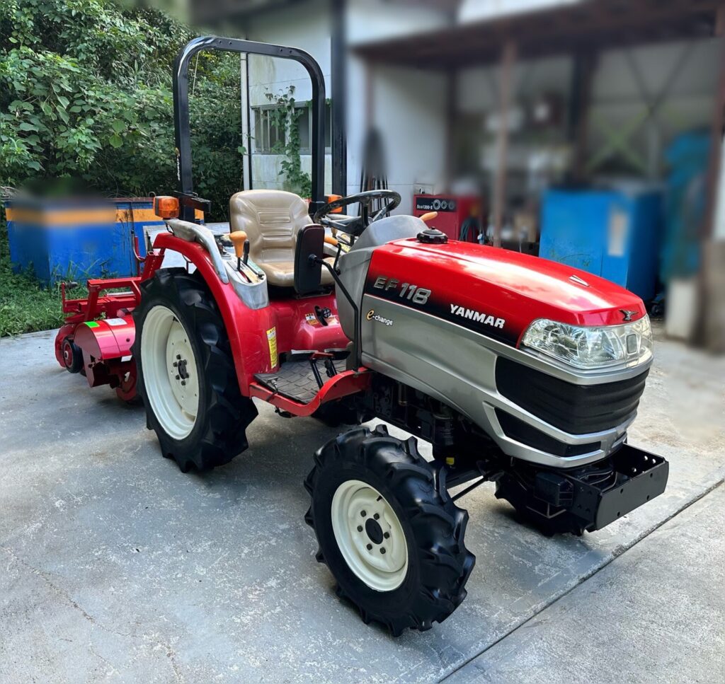 ヤンマー トラクター EF118 自在形マルチロータリー RCA930MK - 株式 