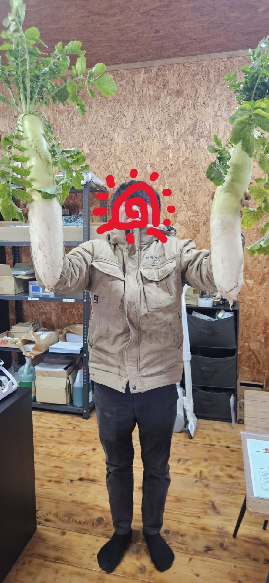 大きな大根いただきました🥕