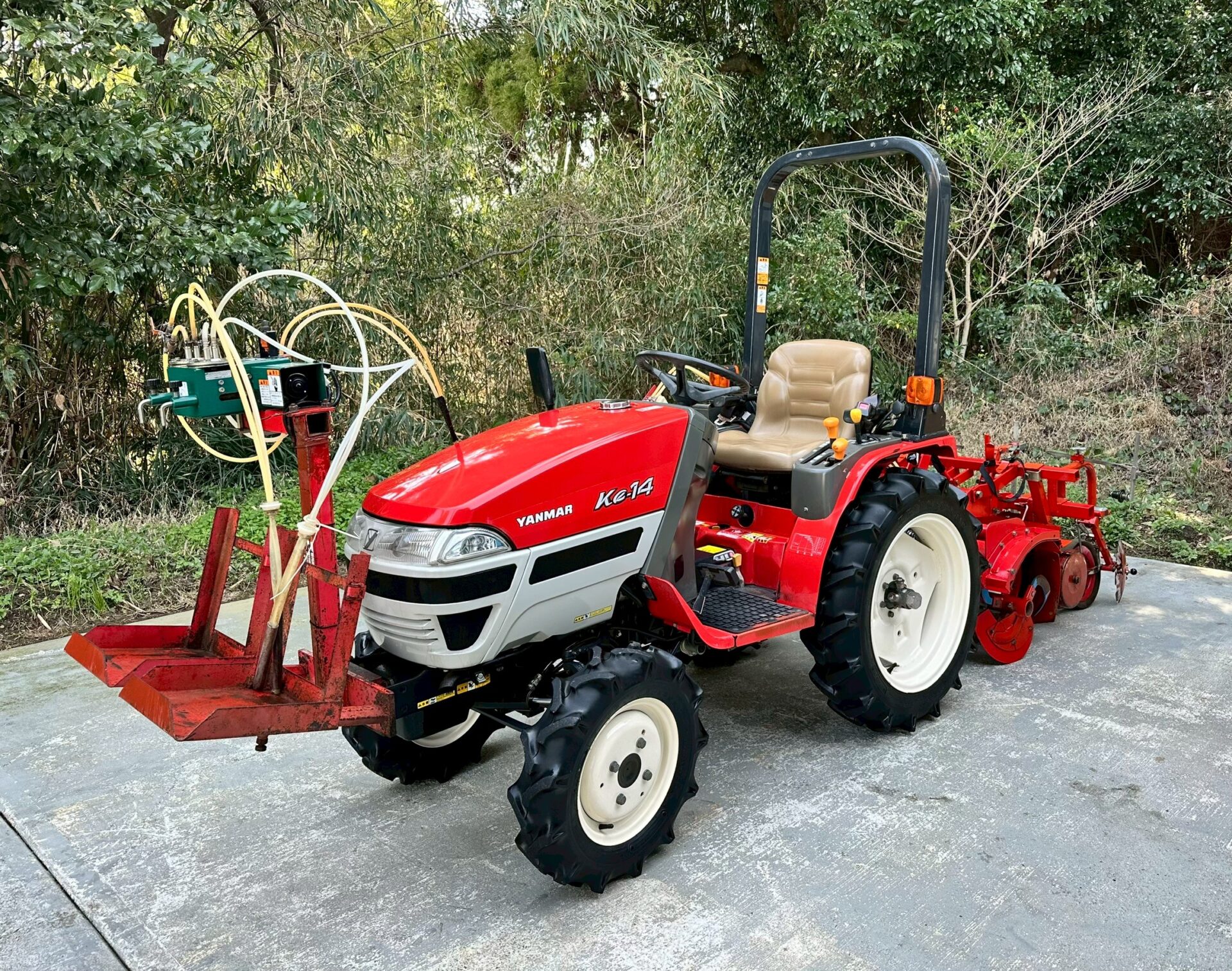 ヤンマー　Ke-14　トラクターマルチロータリー土壌消毒機