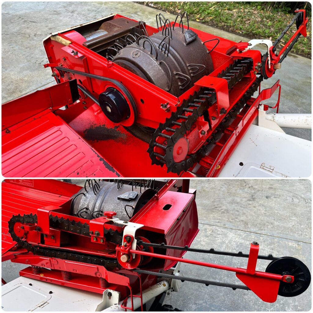 YANMAR PKG 5 農業機械 赤と白 脱穀機 YANMAR PKG 5 農業機械 赤